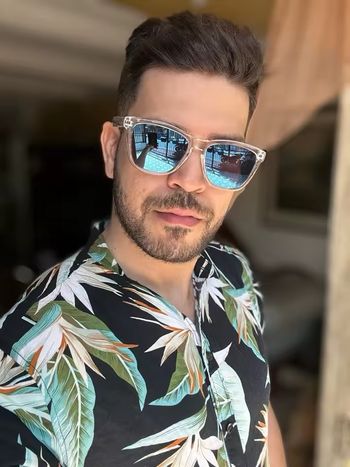 Lunettes de soleil polarisées UV400 transparentes verres bleus homme femme rétro