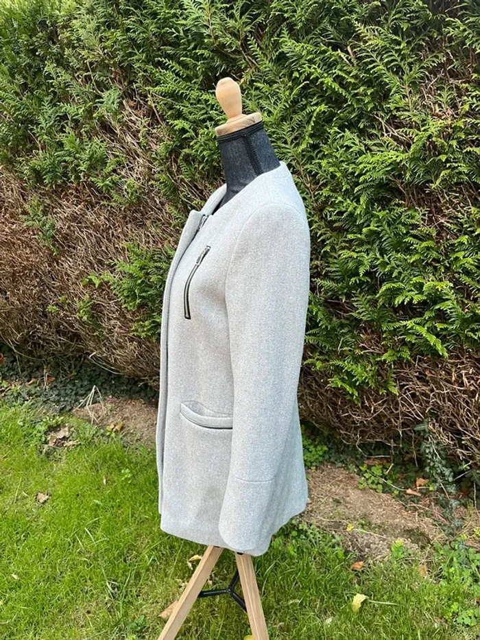 Veste - manteau - gris - Pimkie - taille 36 - photo numéro 8