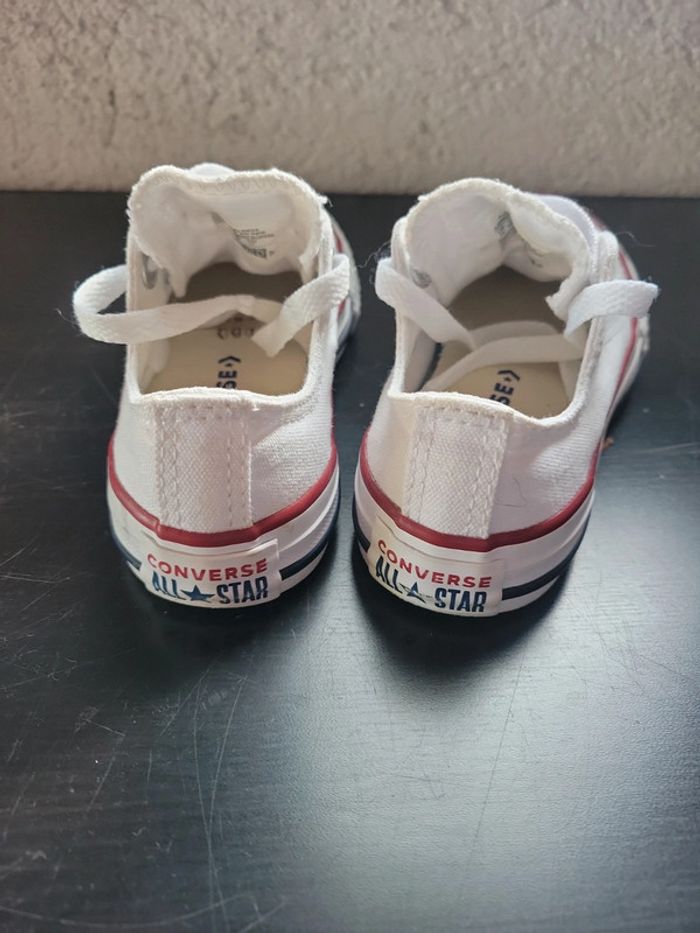 Basket converse blanche 28 - photo numéro 4