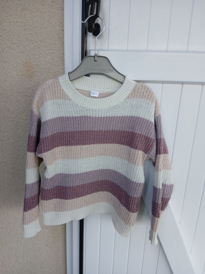 Pull rayé filles zeeman taille 110/116