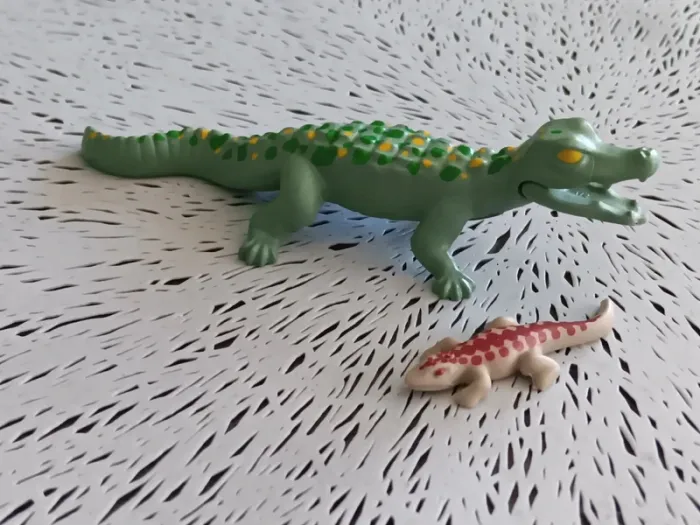 Caïman et son bébé wiltopia playmobil - photo numéro 7