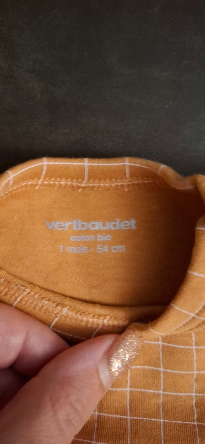 Lot neuf de 5 bodies bodies bébé verbaudet - photo numéro 9