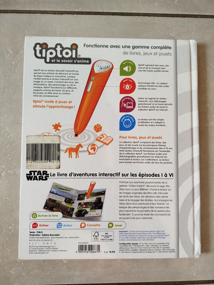 Livre interactif Star Wars Tiptoi - photo numéro 2