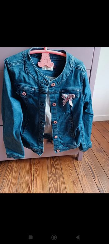 Veste en jeans 9 ans