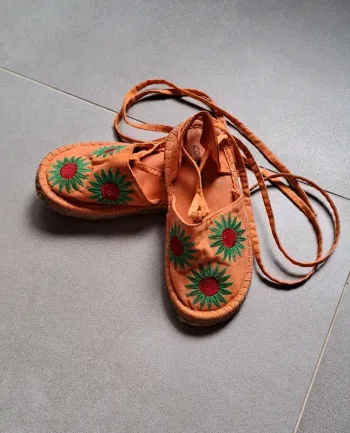 Espadrilles à lacets