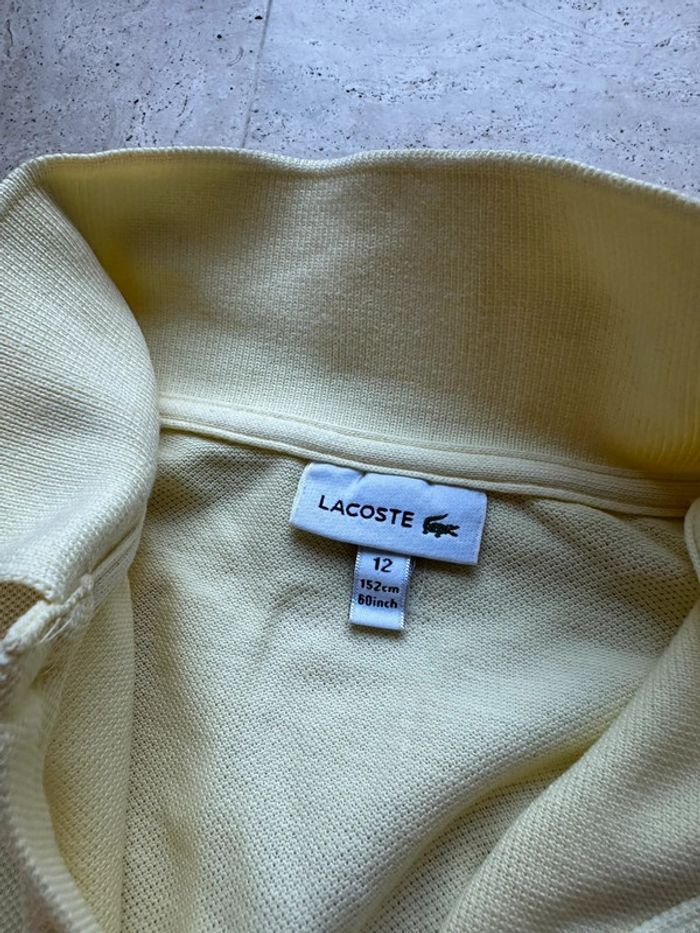 Polo Lacoste Jaune - photo numéro 4