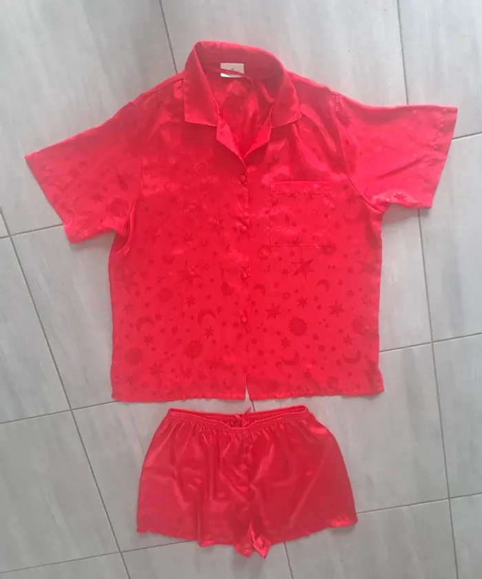 Ensemble pyjashort satin C&A Taille 46/48