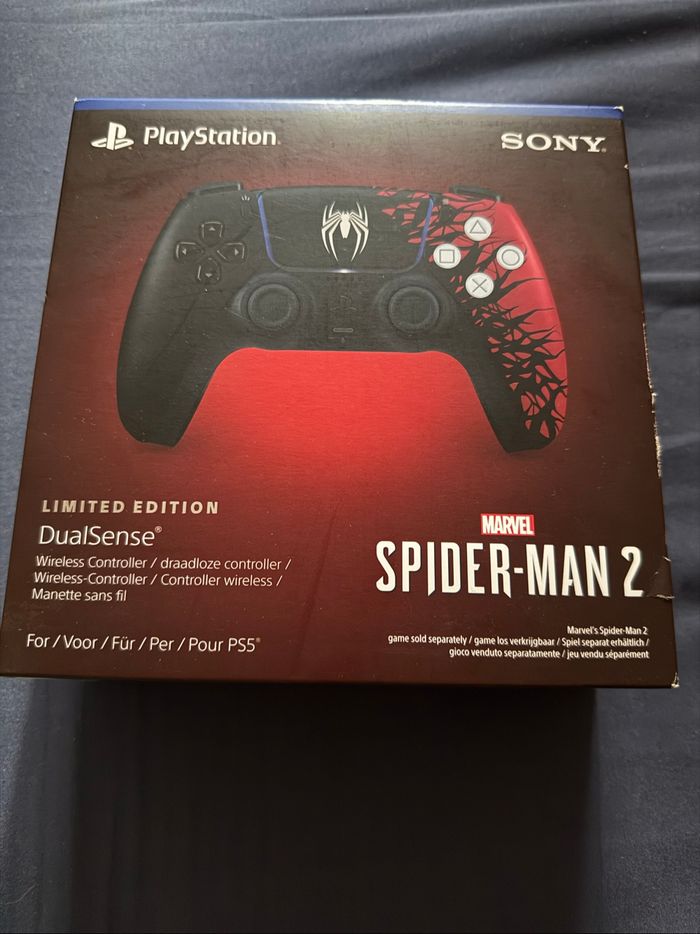 Manette PS5 DualSense Spider-Man 2 – Édition Limitée NEUVE