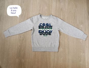 Sweat la halle 8 ans neuf