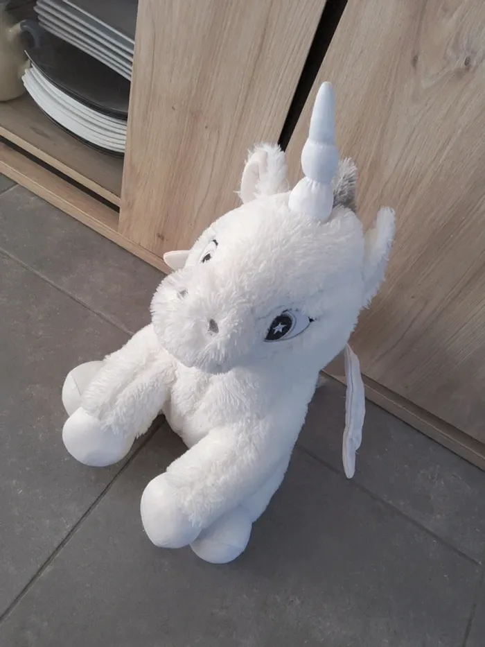 Peluche licorne géante 75cm - photo numéro 7