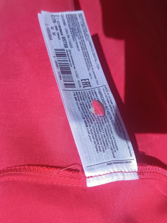 Robe longue en modal touchée soie taille M comme neuve - photo numéro 3