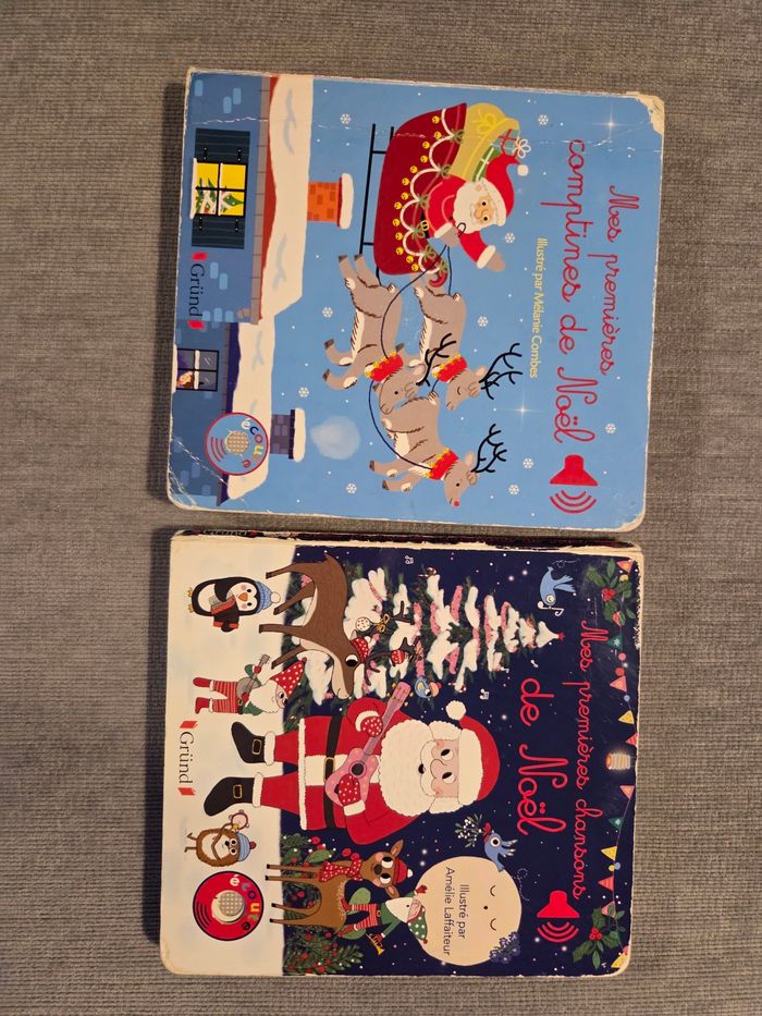 Deux livres musicaux de Noël 🎄