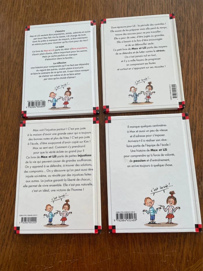 Lot de quatre livres Lili et Max - photo numéro 2