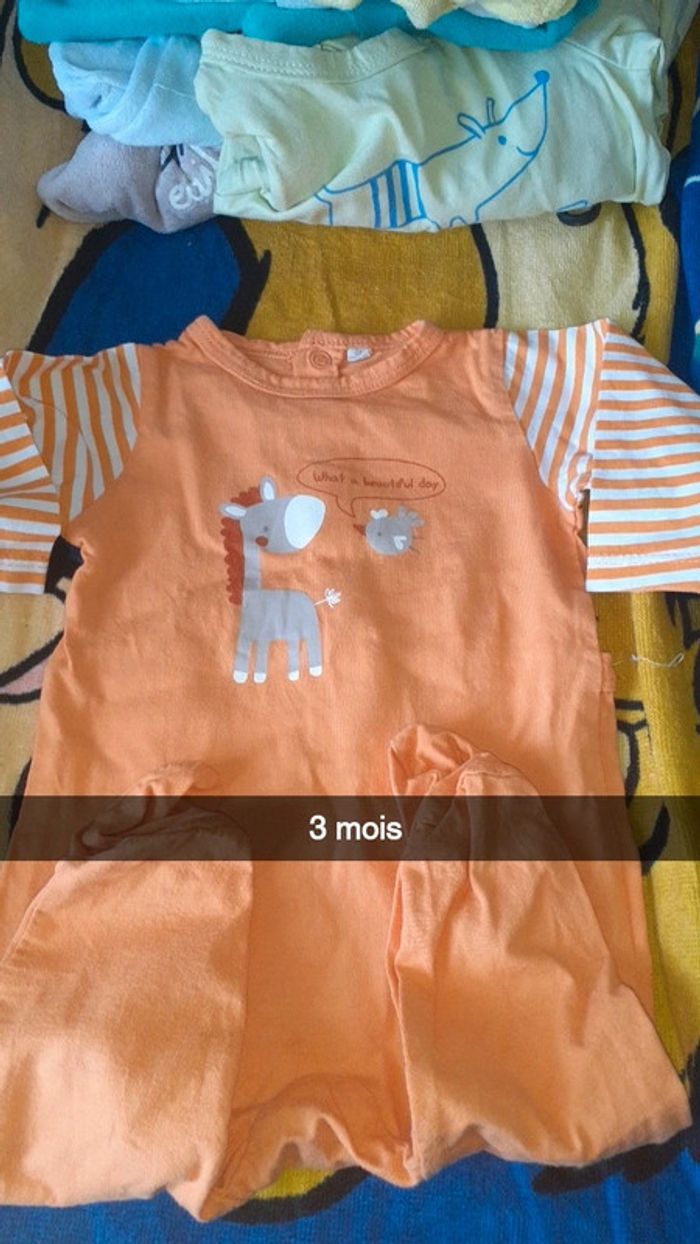 Lot de 10 pyjamas 3 mois - photo numéro 7