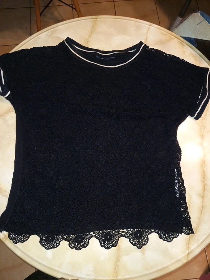 T-shirt noir femme