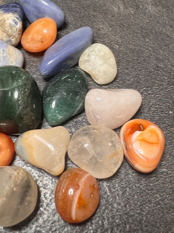 Lot de 180 g de Pierres Naturelles Polies – Collection de pierres variées – Idéales pour décoration et création - photo numéro 3