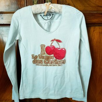 T-shirt manches longues le temps des cerises S