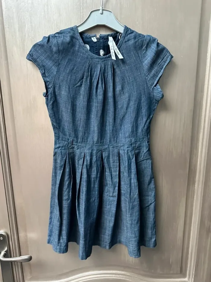 Robe aspect jean Kids Graffiti 10 ans fille - photo numéro 2