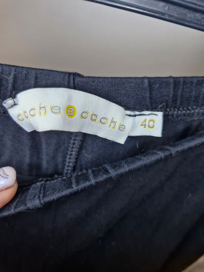 Legging noir coeur cache cache taille 40 - photo numéro 4