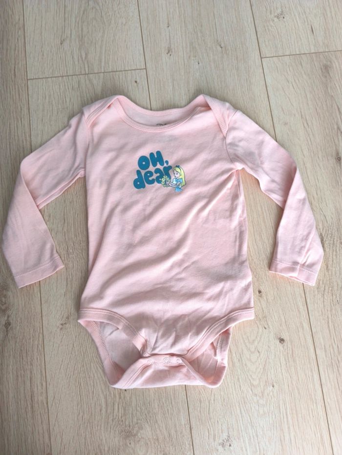 Lot fille 2 bodies ML / 2 MC / 2 pantalons Disney Amazon Essentials Thème Alice - 24 mois - photo numéro 3