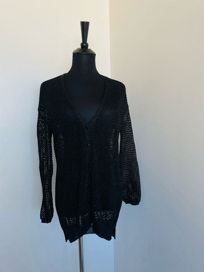 🌸 Sublime Gilet noir en maille 🌸 Neuf. Jennyfer.Taille 38. - photo numéro 9