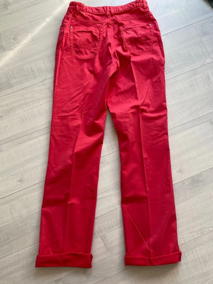 Pantalon rouge tbs taille 40 - photo numéro 6