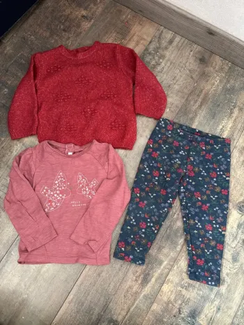 Ensemble pull - maillot - leggings