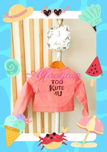 Veste courte rose kookai 3ans