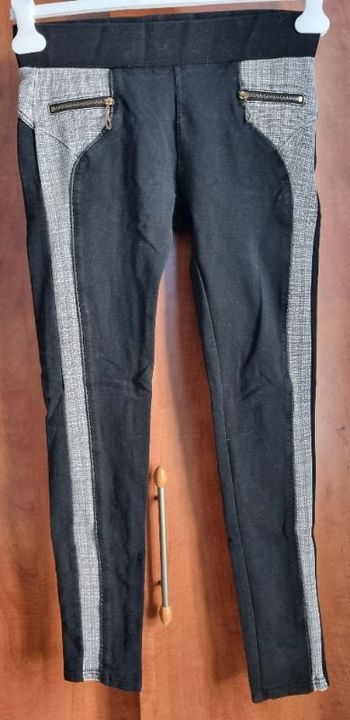 Pantalon noir et gris taille 40