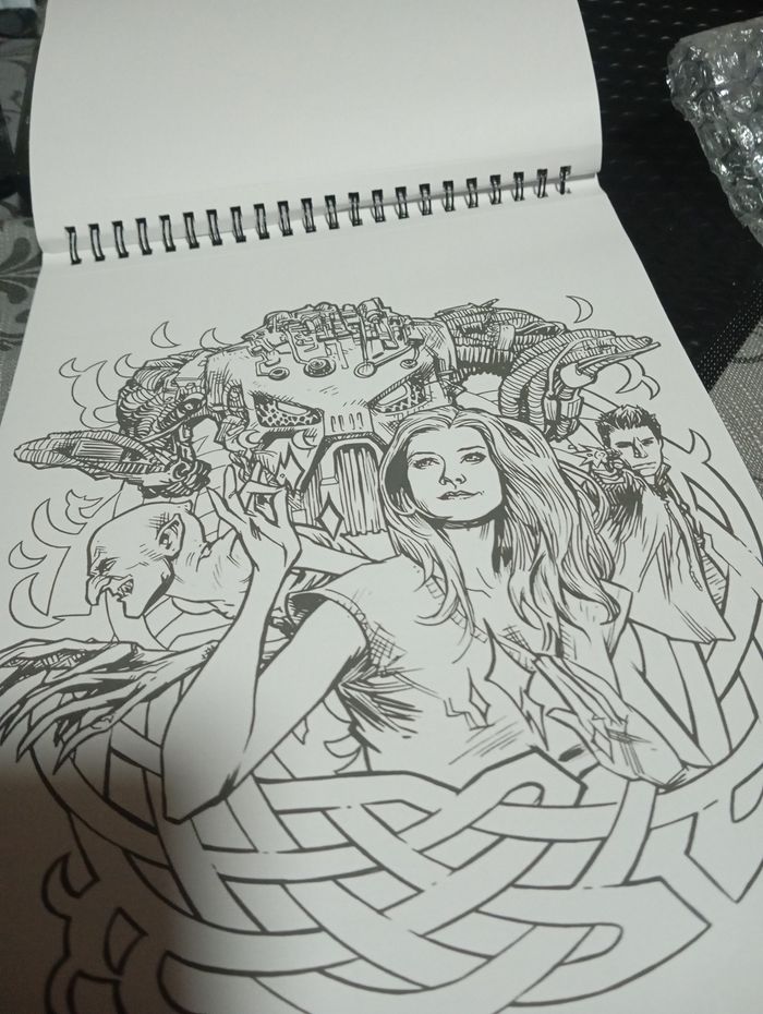 Buffy vintage livre coloriage très bon état voir neuf - photo numéro 4