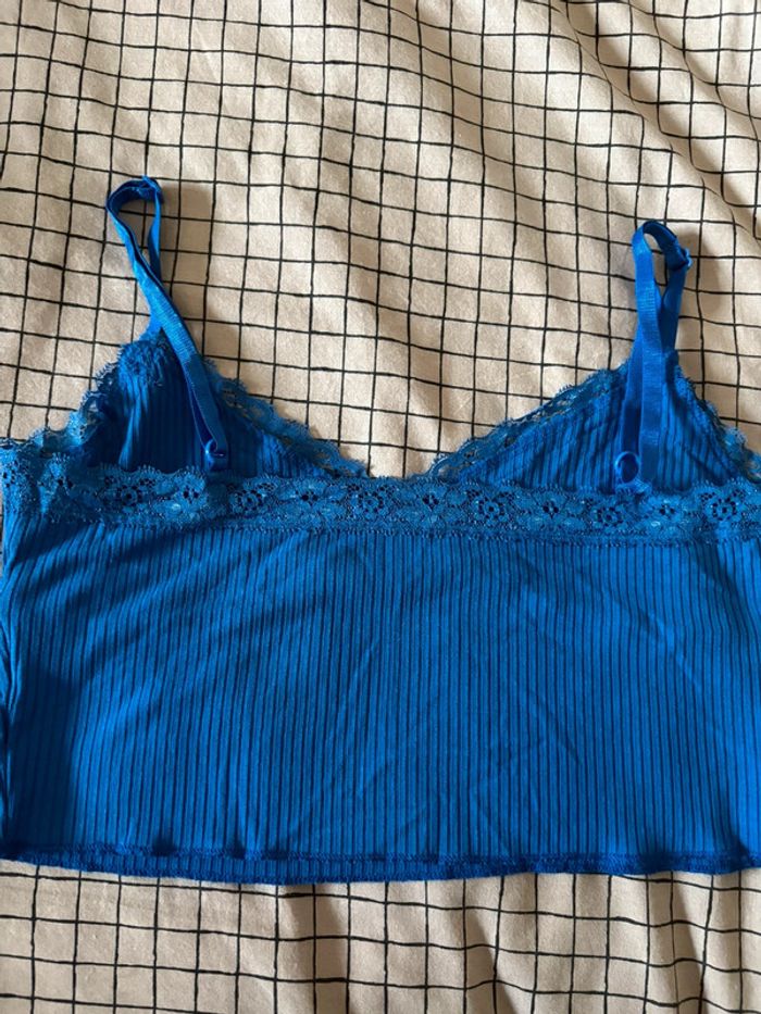 Top bleu de la marque shein - photo numéro 3