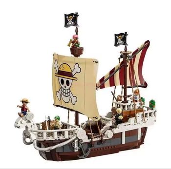Bateau Luffy Onepiece type lego