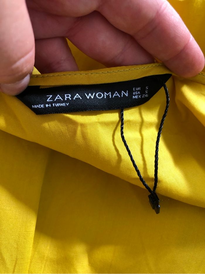 Robe jaune Zara neuve taille S - photo numéro 8