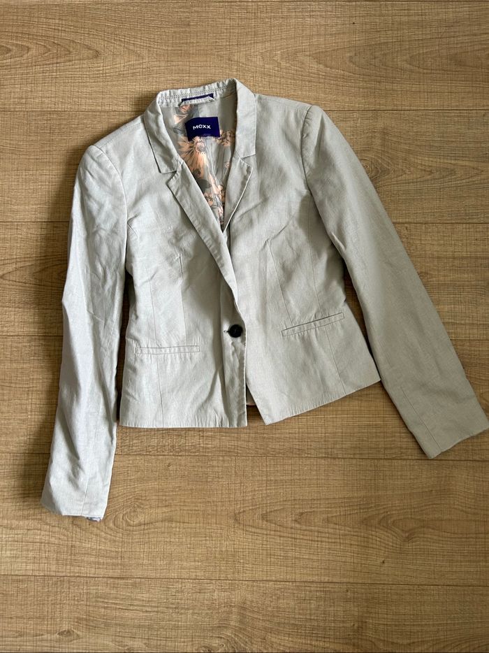 Blazer beige Mexx taille française 36 TBE - photo numéro 7
