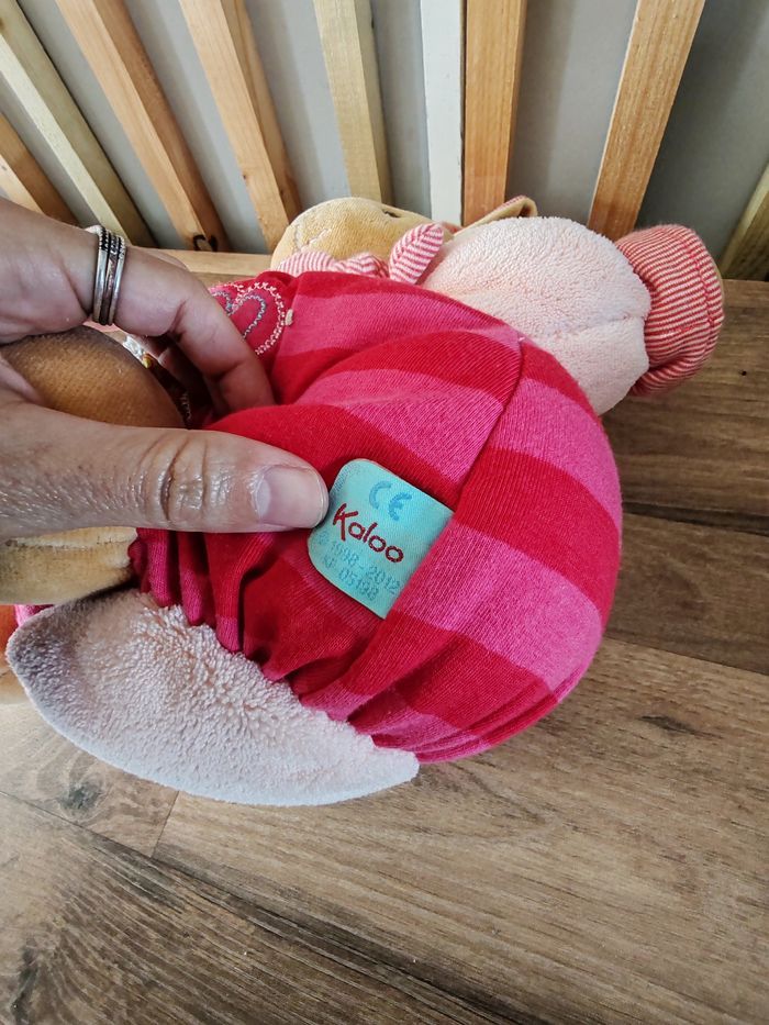 Lapin kaloo patapouf motif elephant - photo numéro 2