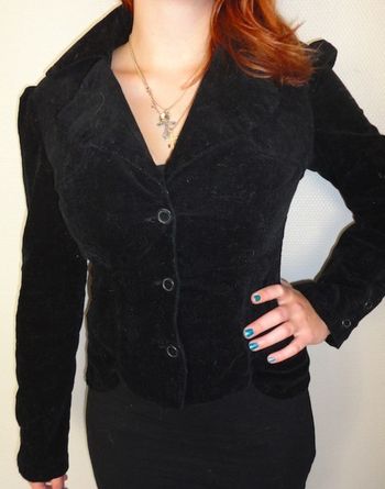 Veste tailleur promod velour