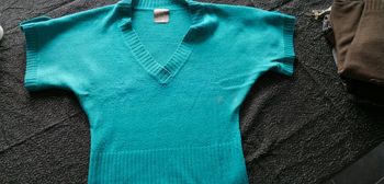 Pull turquoise