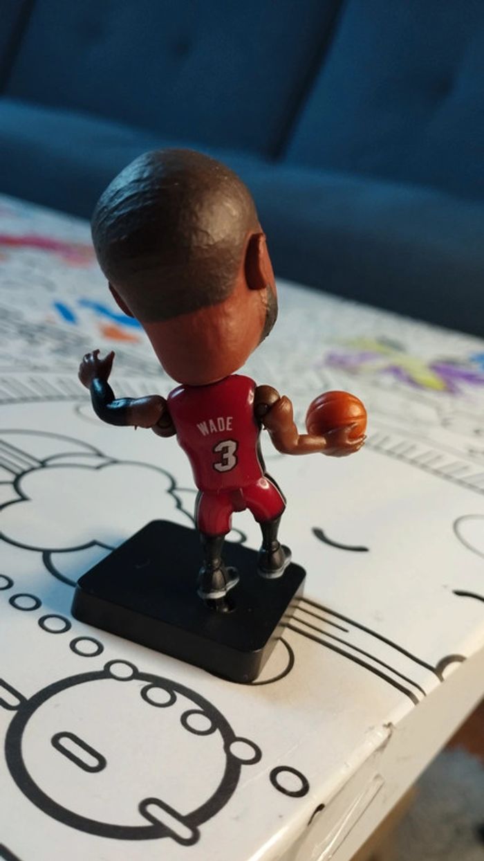 Petite figurine basket-ball NBA neuve Dwyane Wade Miami heat - photo numéro 2