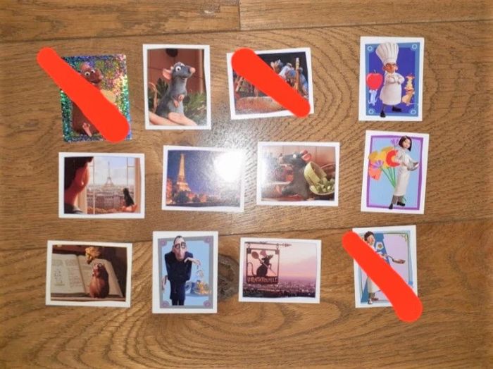 lot d'images stickers ratatouille