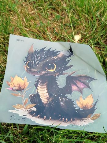 Autocollant dragon