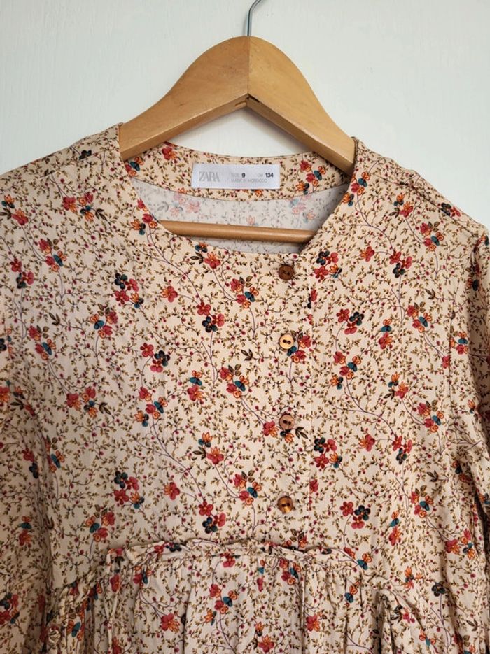 Robe 👗 ample Zara taille 9/10 ans - photo numéro 2
