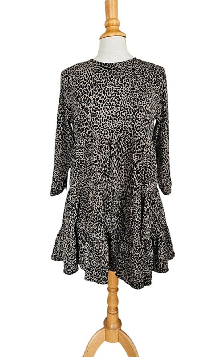 Robe mini Zara – XS – Imprimé Léopard – État : Excellent