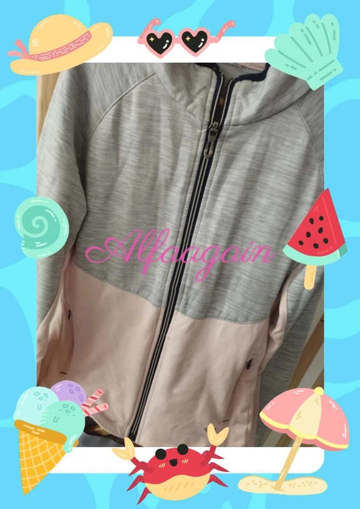 Ensemble sport kalenji rose gris 10ans - photo numéro 8