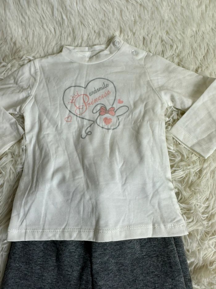 Ensemble pantalon et t-shirt manches longues taille 18 mois - photo numéro 3