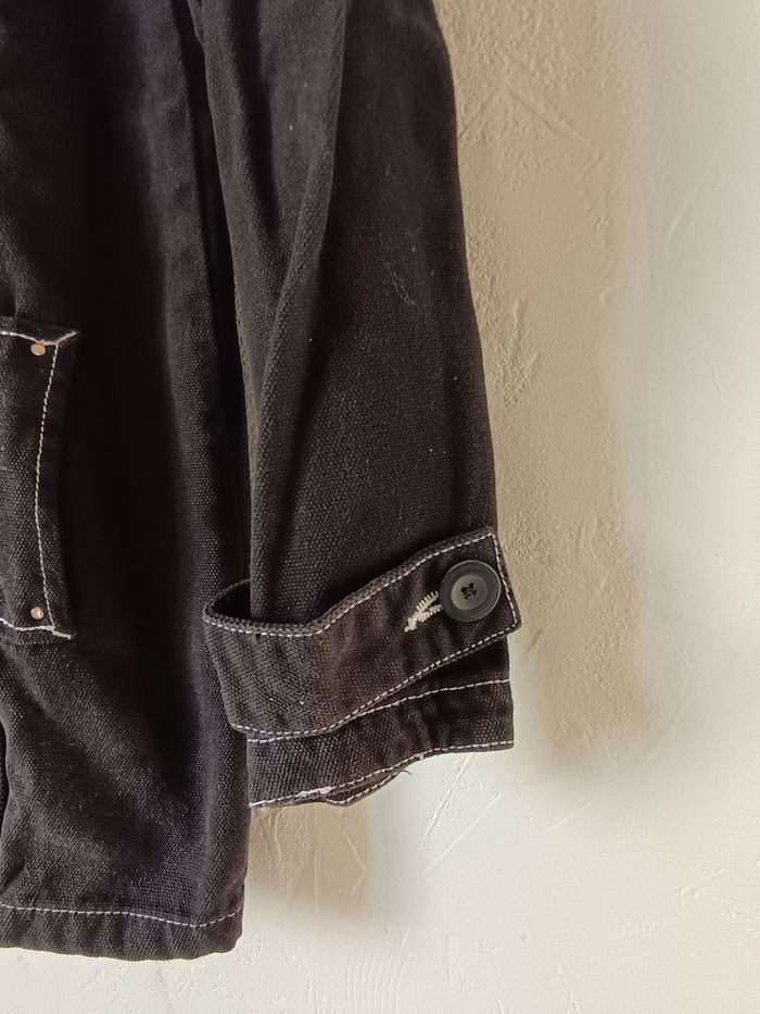 Veste en jean noire. - photo numéro 6