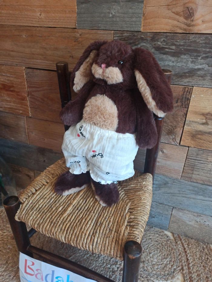 peluche lapin Mathilde Cabanes tbe - photo numéro 2