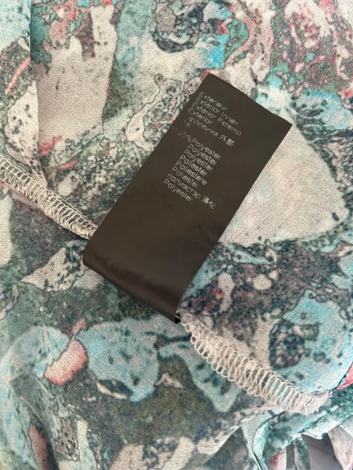 Ikks top, blouse, débardeur,haut imprimé multicolore, femme, taille 44 - photo numéro 7