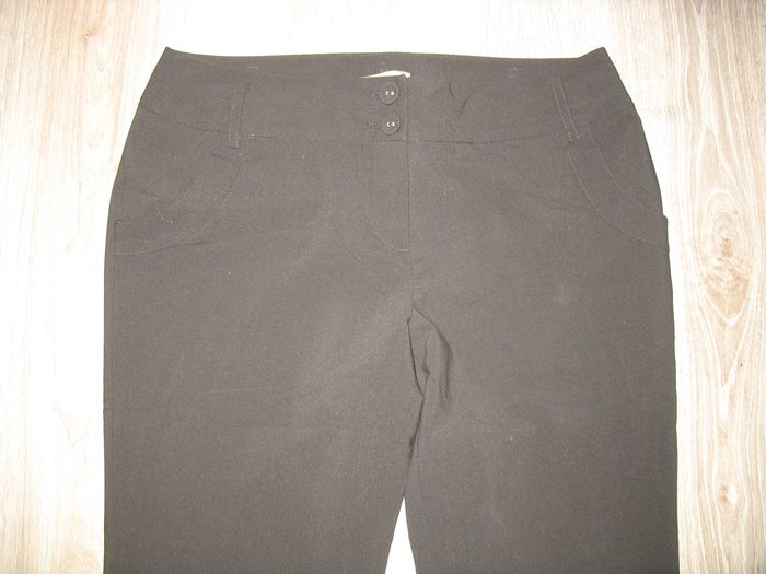 PANTALON DROIT NOIR "IN EXTENSO" - TAILLE 42 - n°01 - photo numéro 4