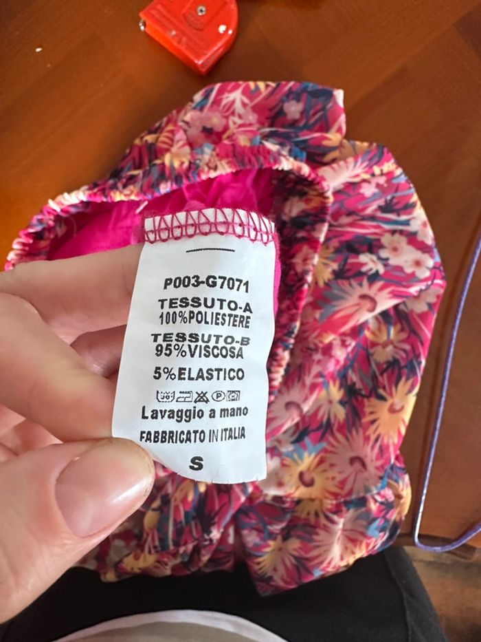 Jupe femme à fleurs, fluide, taille 36 S cloothes - photo numéro 4