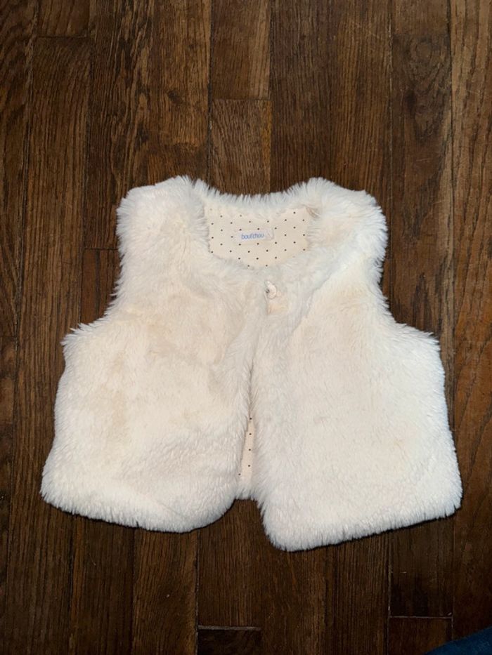 Gilet sans manches Bout’chou  6 mois